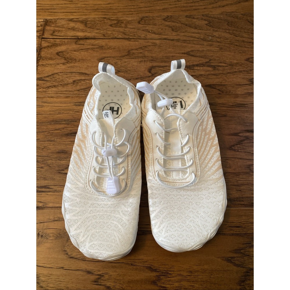HF Athletic Shoe Sz EU 36 Barefoot White Slip On New - Picture 3 of 6
